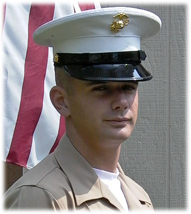 SGT Morgan Strader in June, 2004